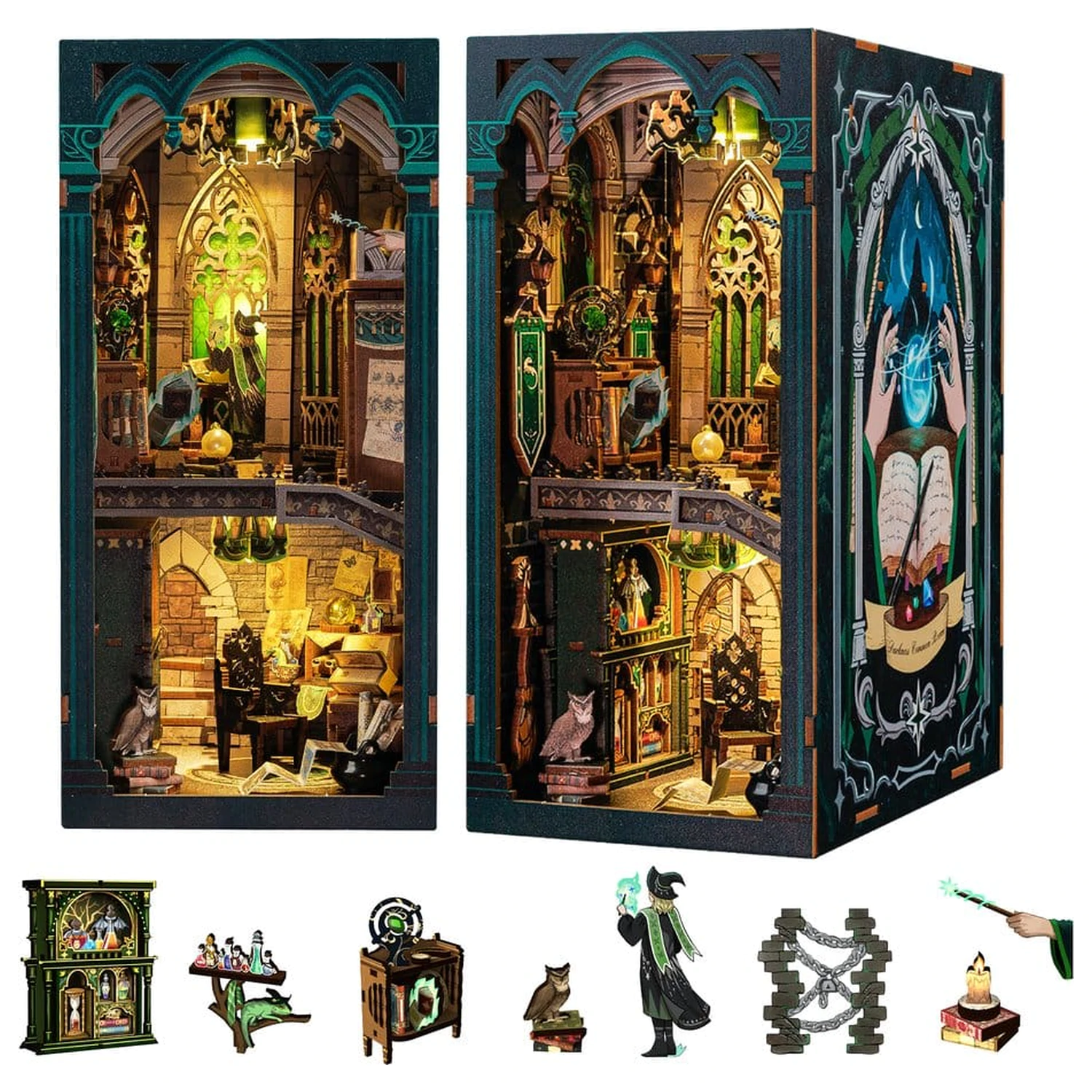 Book Nook Darkness Common Room 23 x 11 cm poza produsului