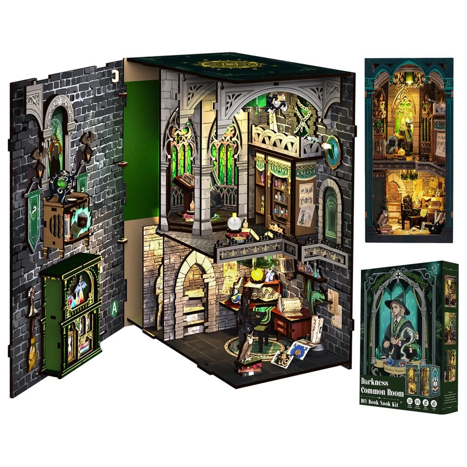 Book Nook Darkness Common Room 23 x 11 cm poza produsului