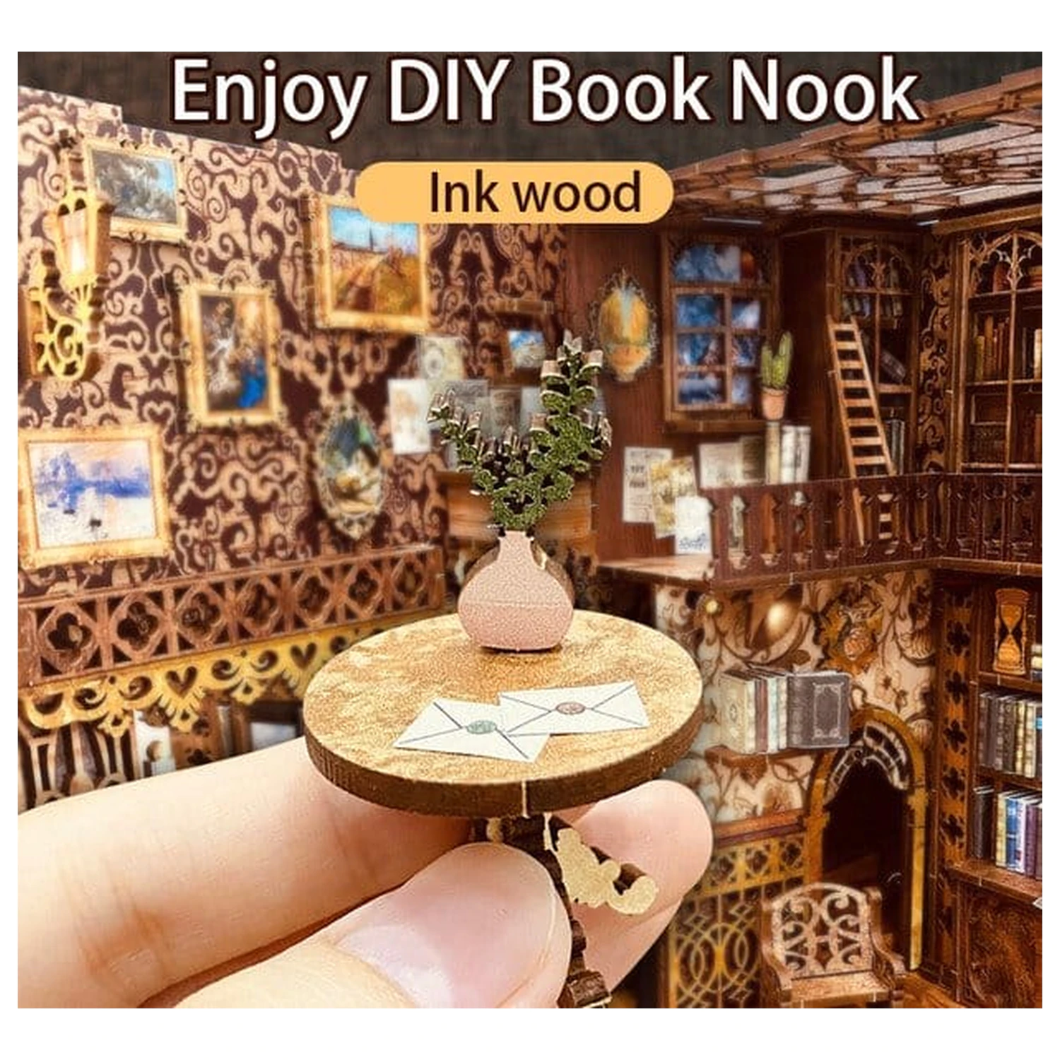 Book Nook Eternal Bookstore 23 x 11 cm poza produsului