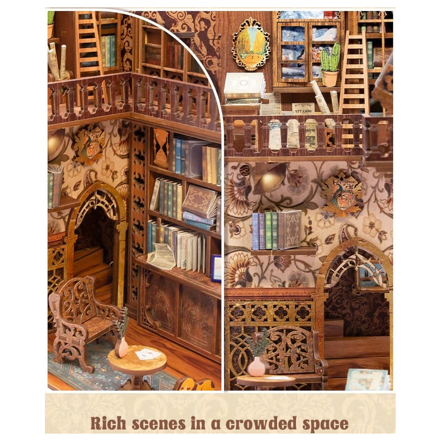 Book Nook Eternal Bookstore 23 x 11 cm poza produsului