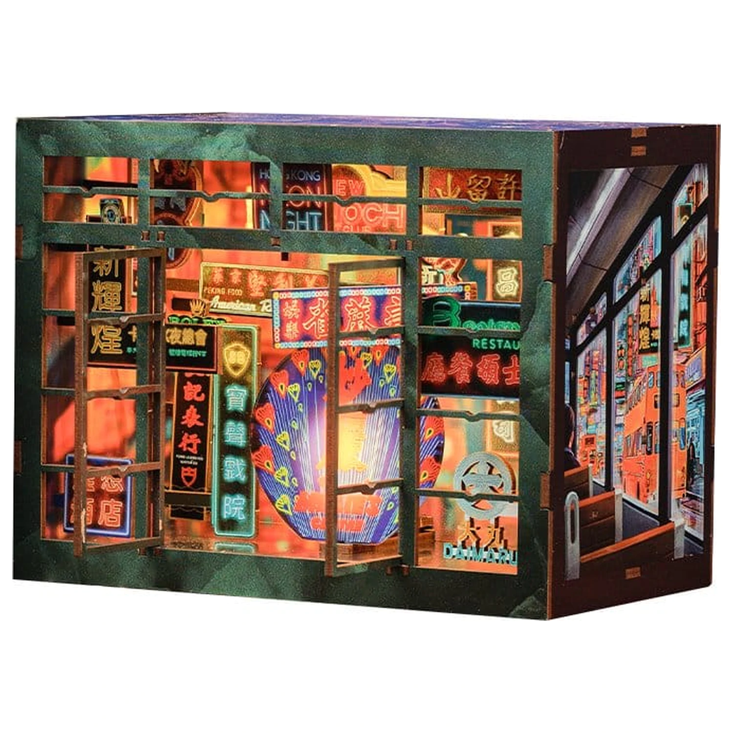Book Nook Hong Kong Neon Light 13 x 17 cm poza produsului