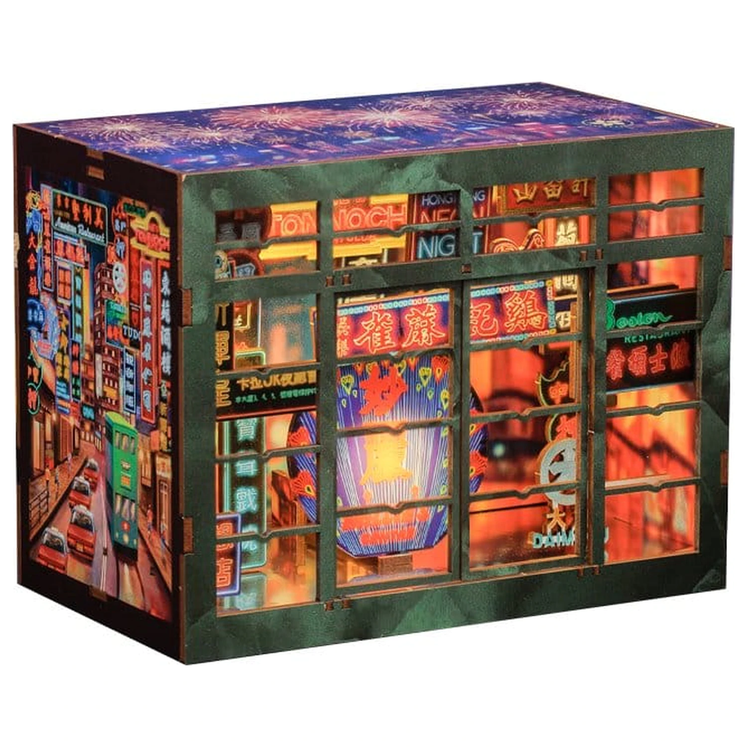 Book Nook Hong Kong Neon Light 13 x 17 cm poza produsului