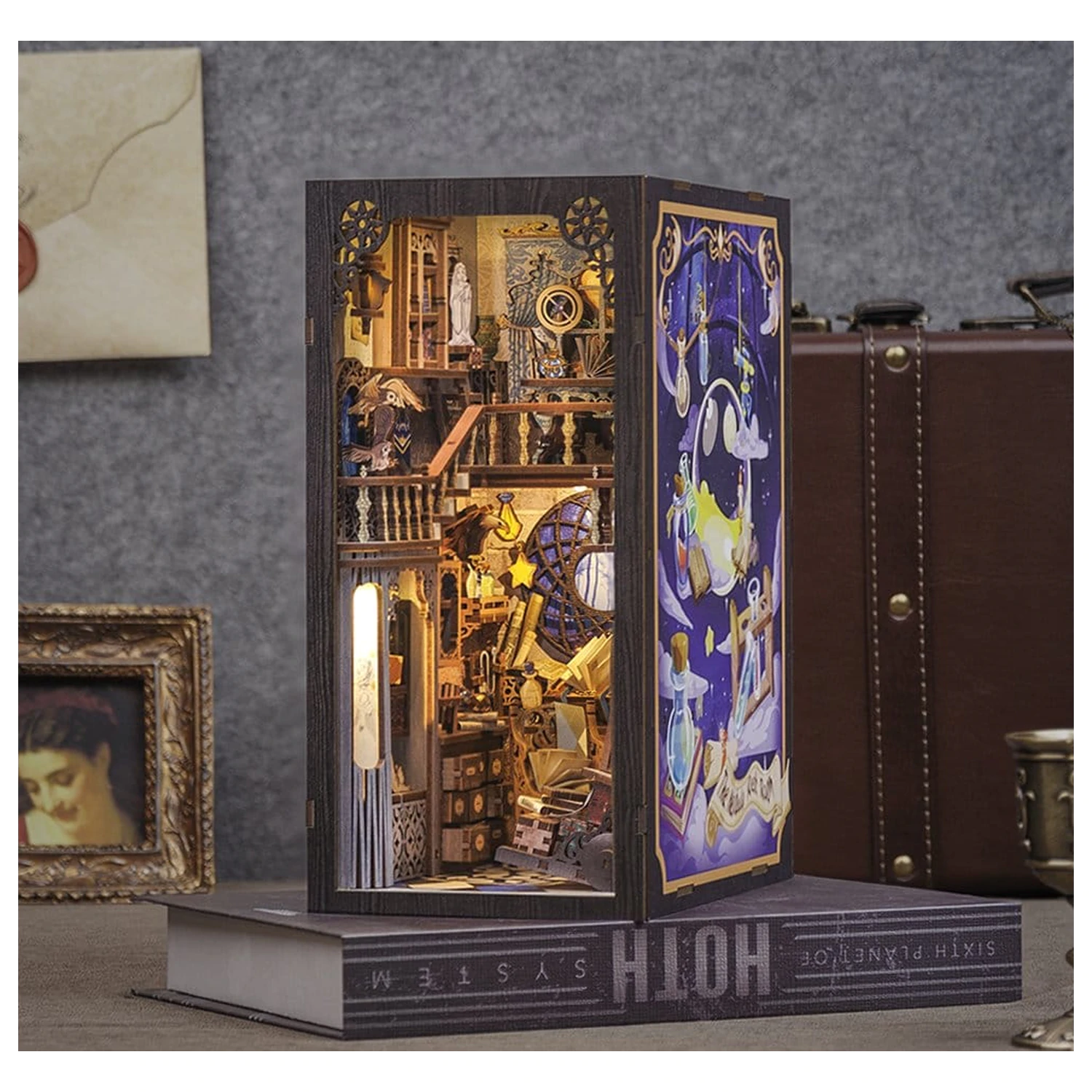 Book Nook Nebula Common Room 23 x 11 cm poza produsului