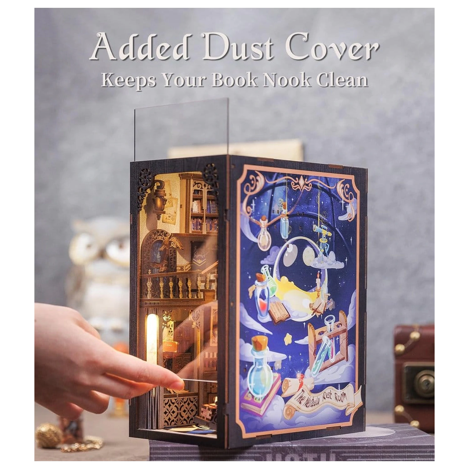 Book Nook Nebula Common Room 23 x 11 cm poza produsului
