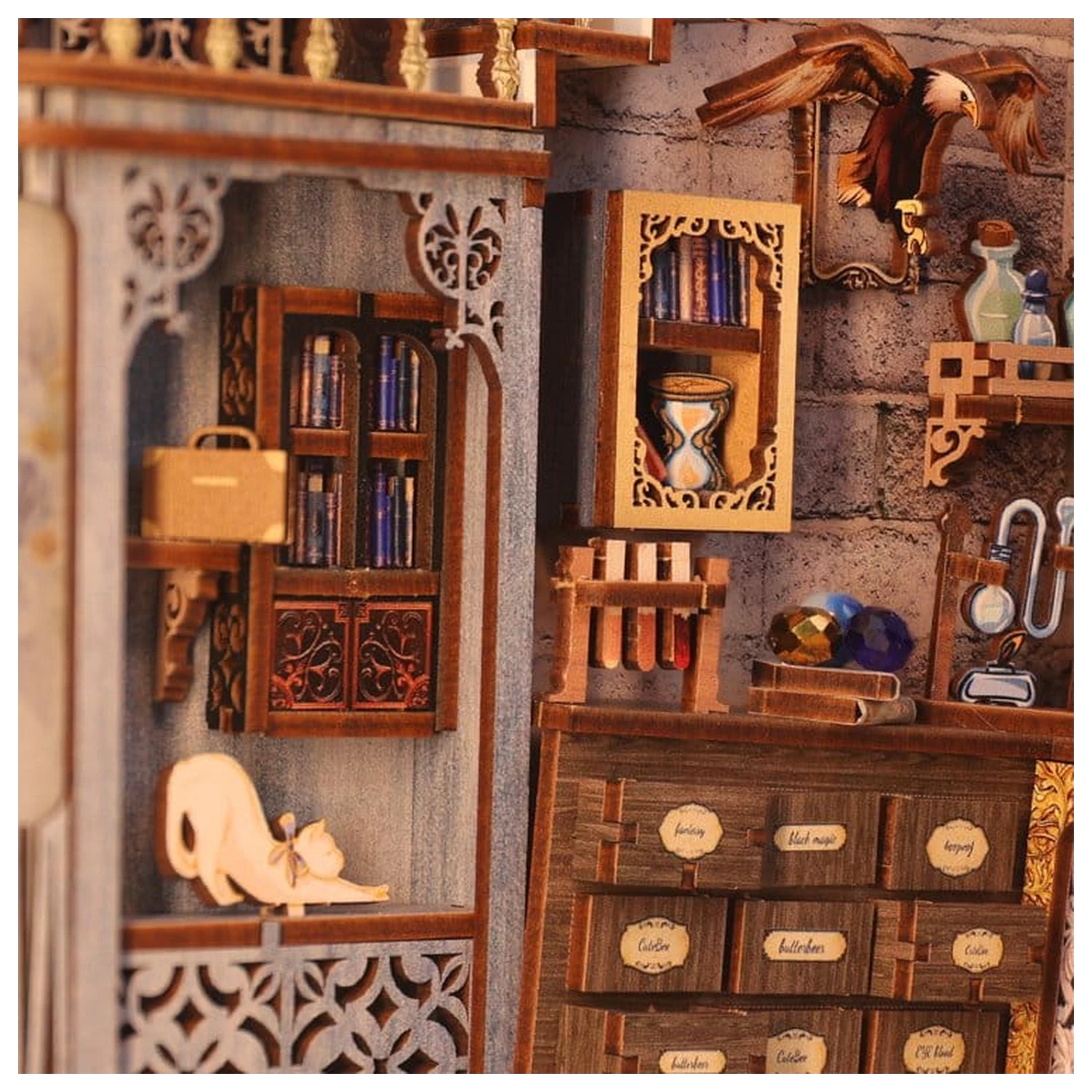 Book Nook Nebula Common Room 23 x 11 cm poza produsului
