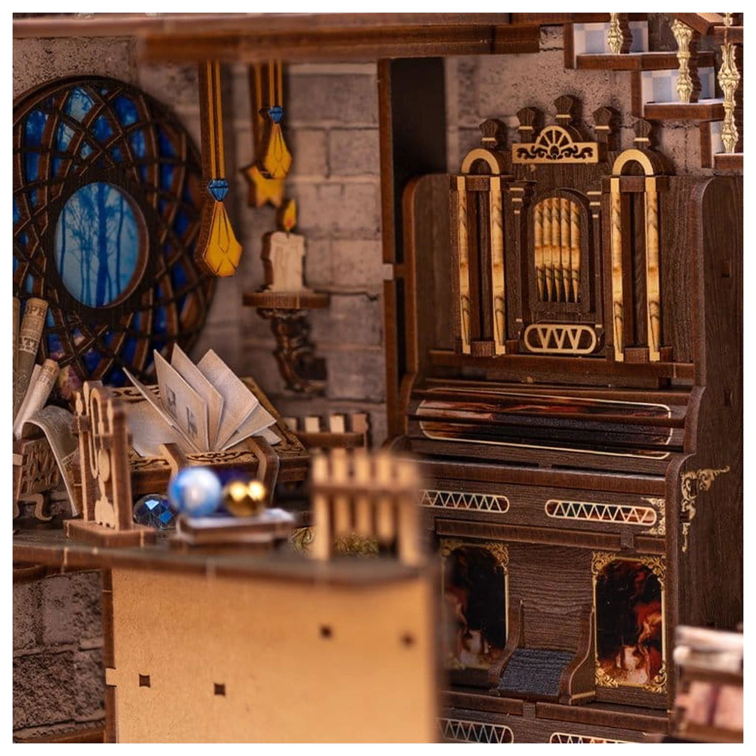 Book Nook Nebula Common Room 23 x 11 cm poza produsului