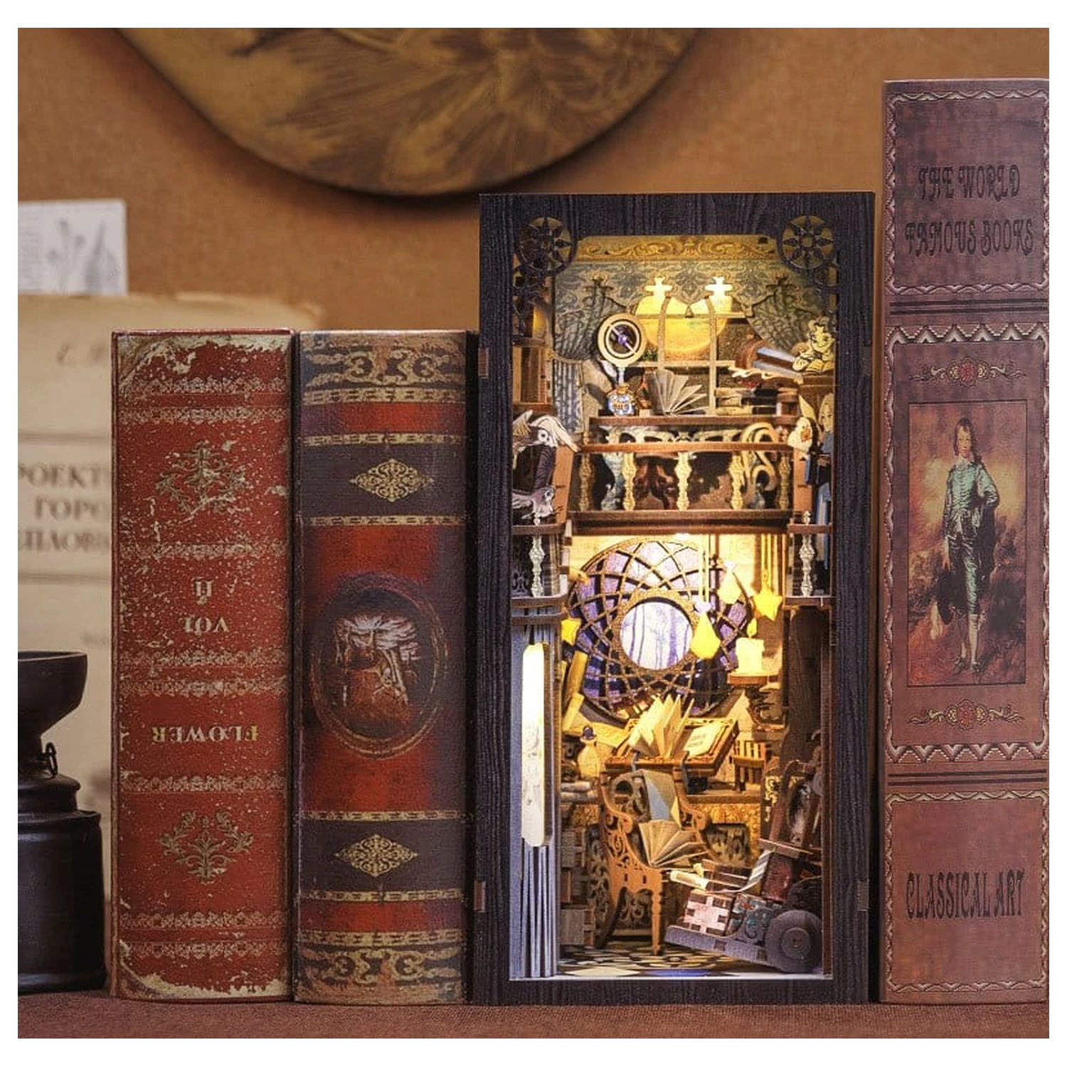 Book Nook Nebula Common Room 23 x 11 cm poza produsului
