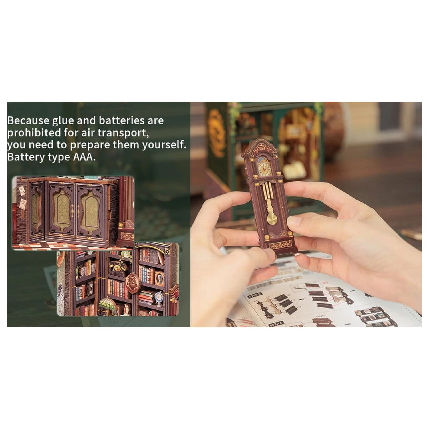 Book Nook Owl Bookstore 17 x 12 cm poza produsului