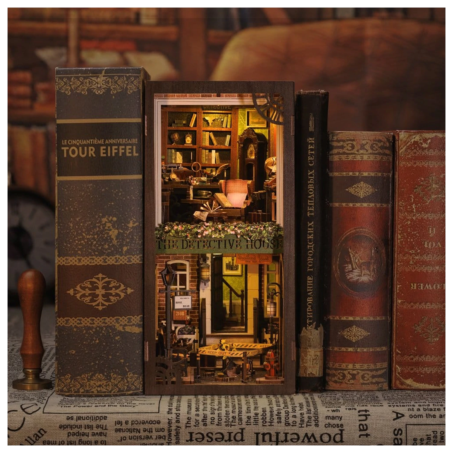 Book Nook Rose Detective Agency 23 x 11 cm poza produsului