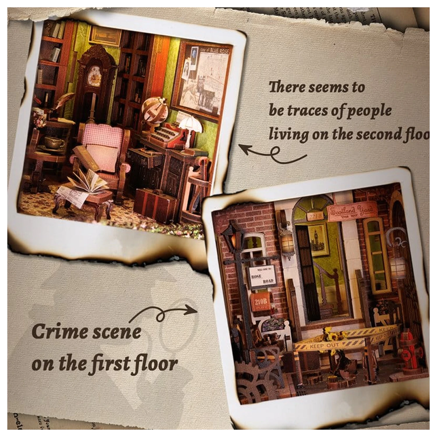 Book Nook Rose Detective Agency 23 x 11 cm poza produsului