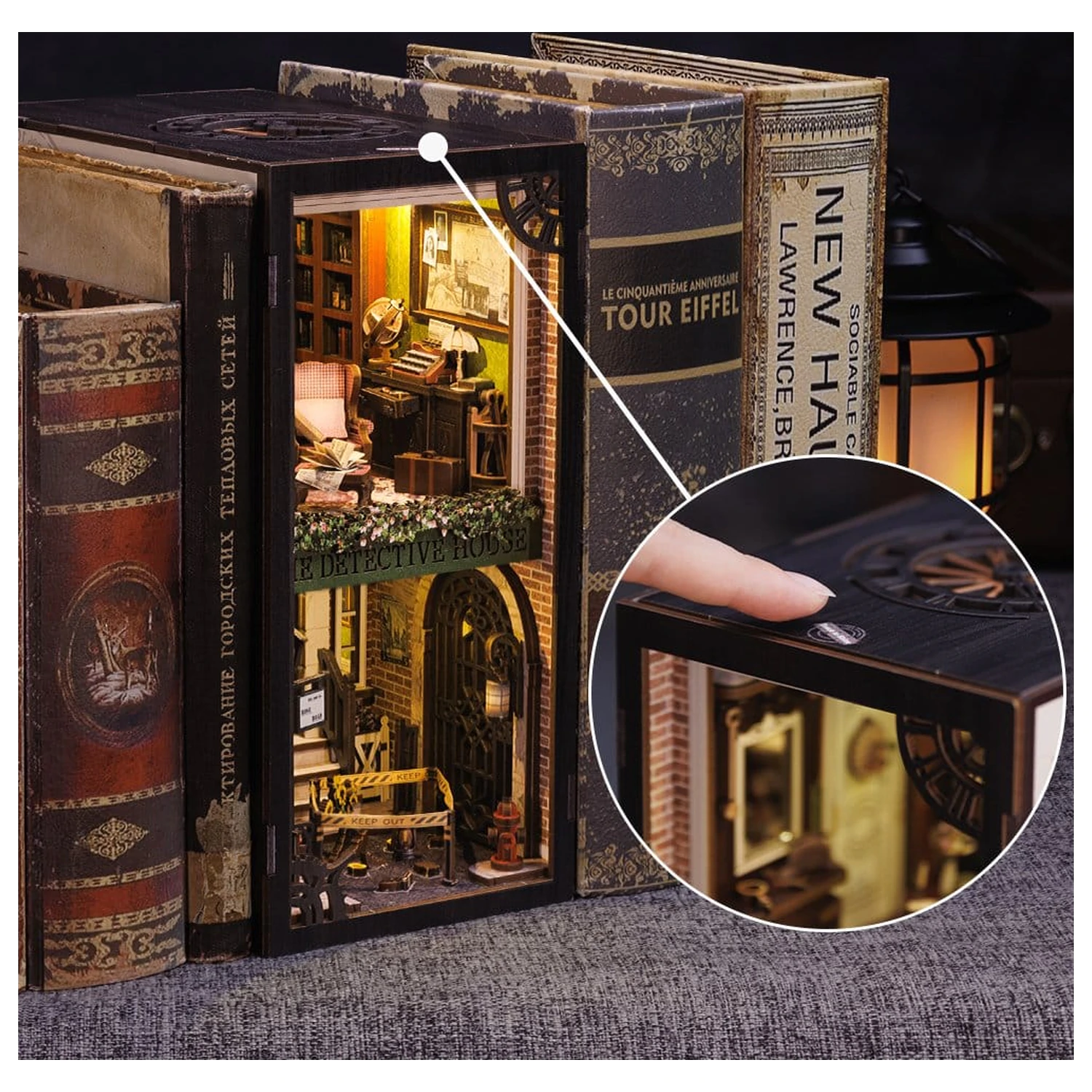 Book Nook Rose Detective Agency 23 x 11 cm poza produsului