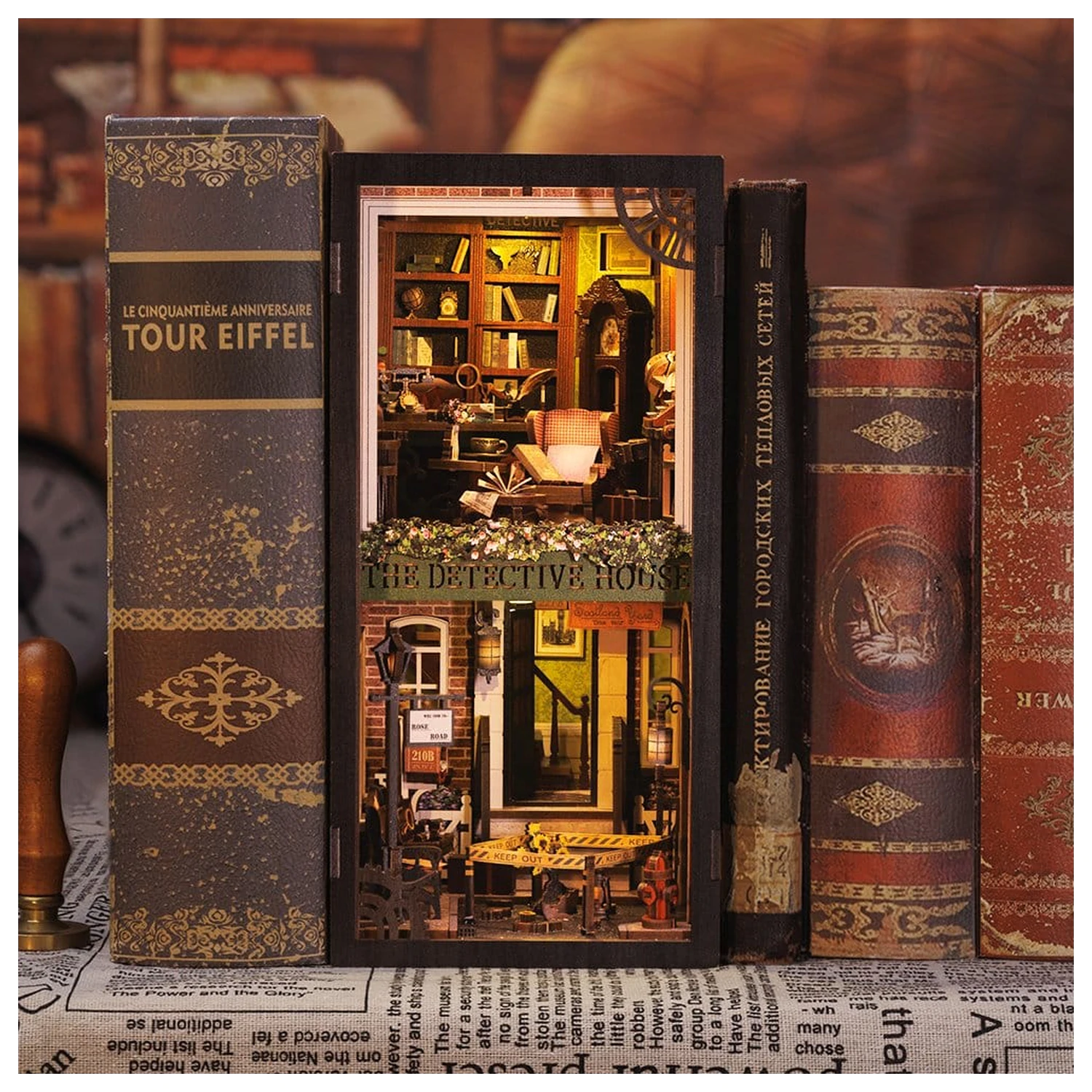 Book Nook Rose Detective Agency 23 x 11 cm poza produsului