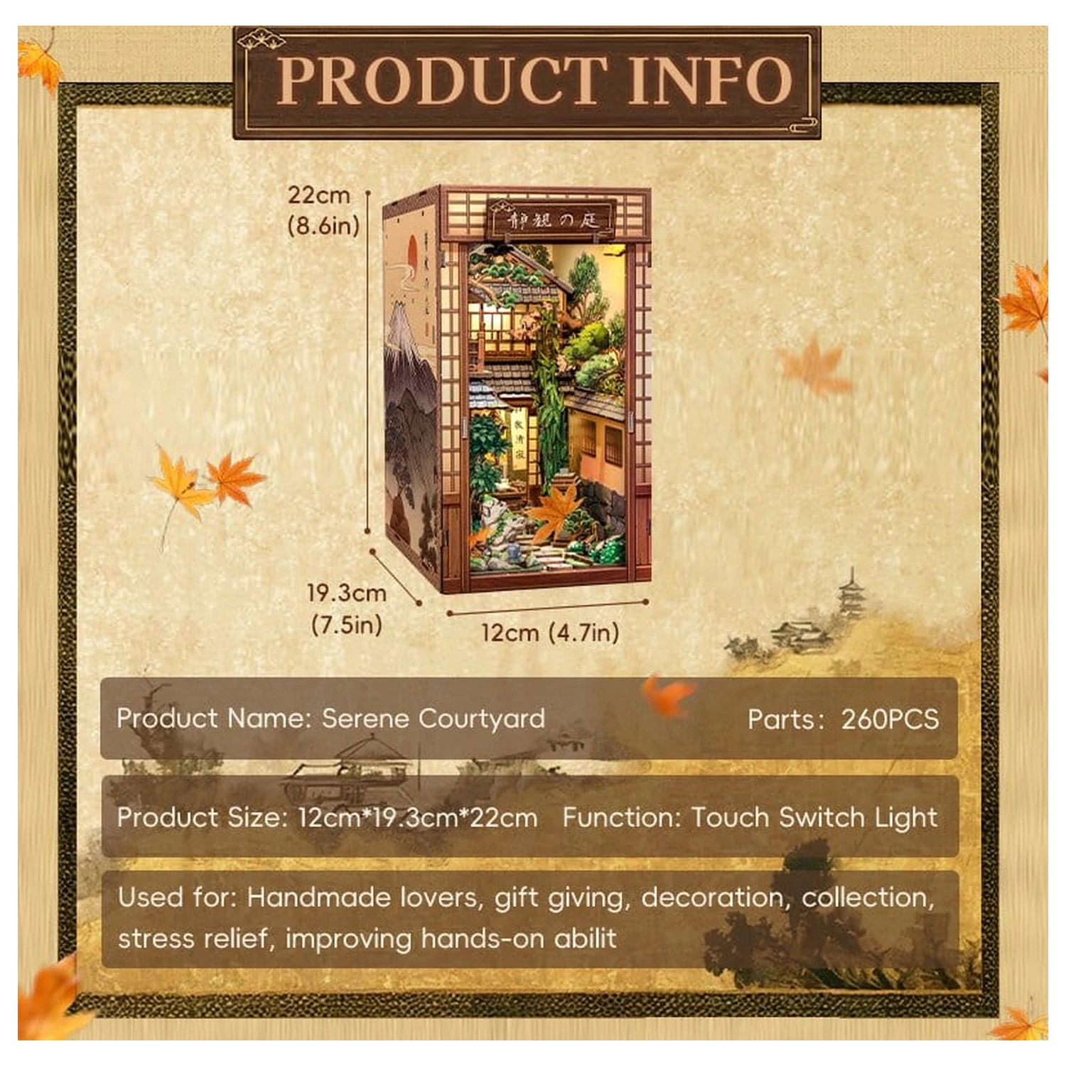 Book Nook Curtea Senina 22 x 12 cm poza produsului