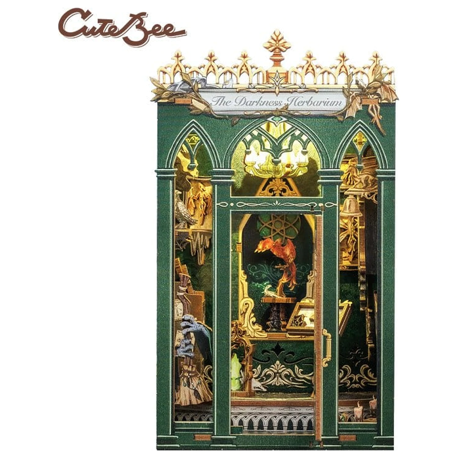 Book Nook The Darkness Herbarium 17 x 12 cm poza produsului