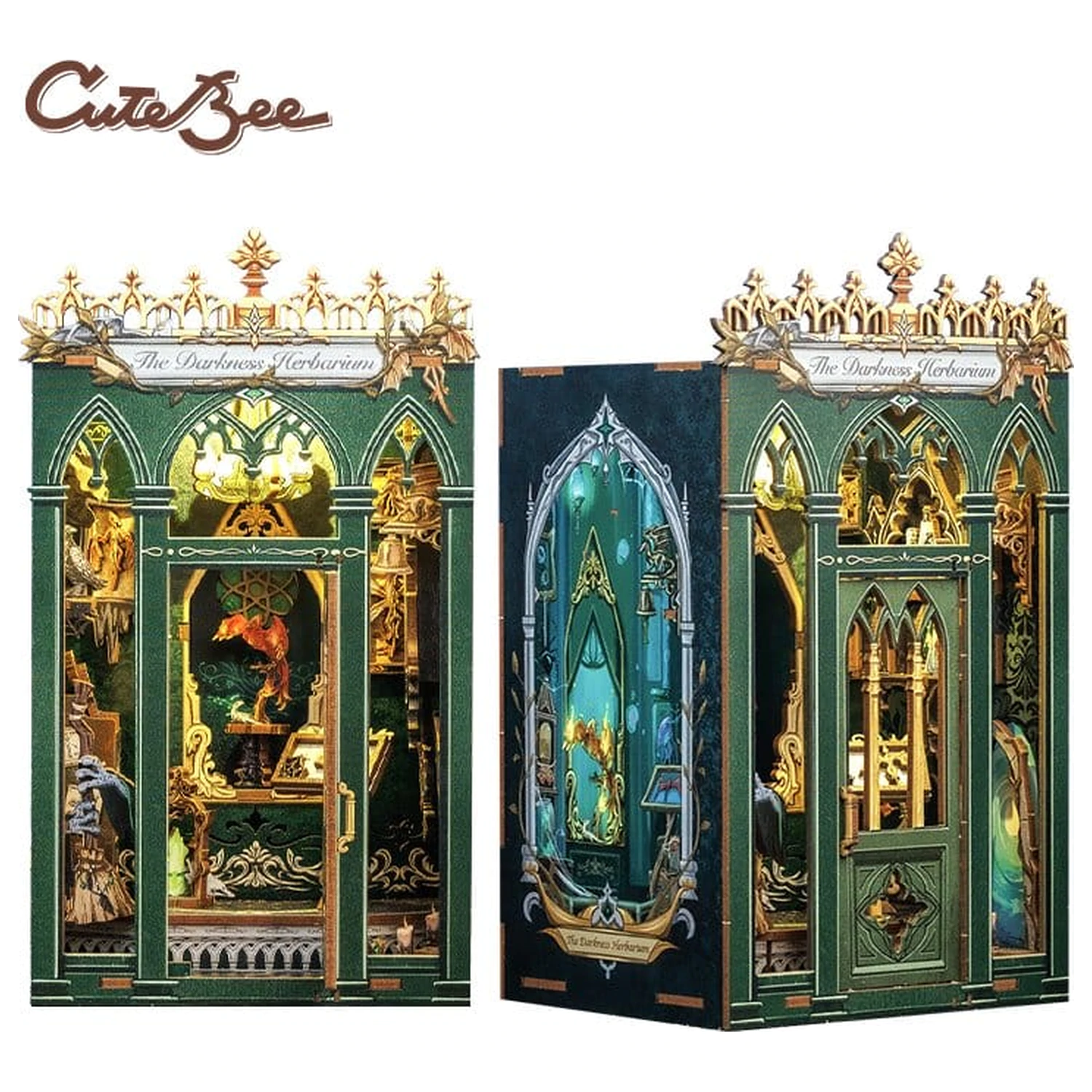 Book Nook The Darkness Herbarium 17 x 12 cm poza produsului