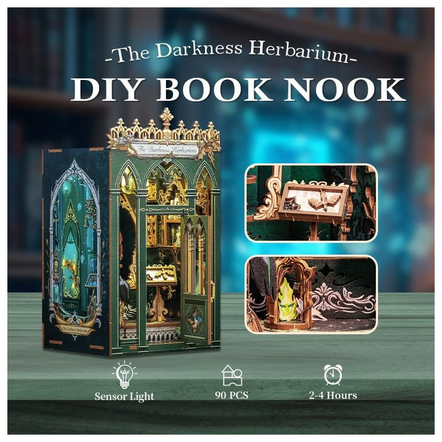 Book Nook The Darkness Herbarium 17 x 12 cm poza produsului