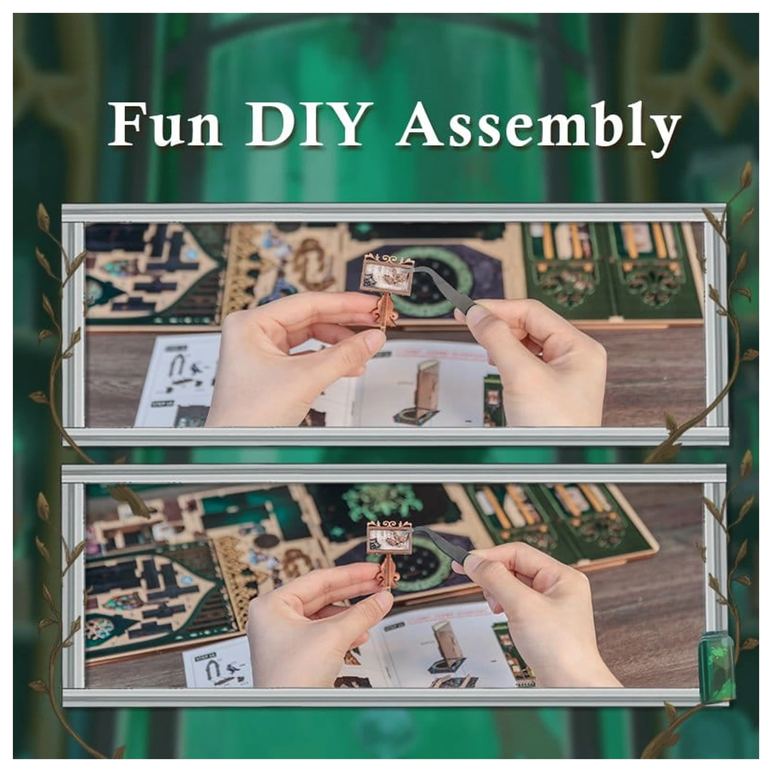 Book Nook The Darkness Herbarium 17 x 12 cm poza produsului