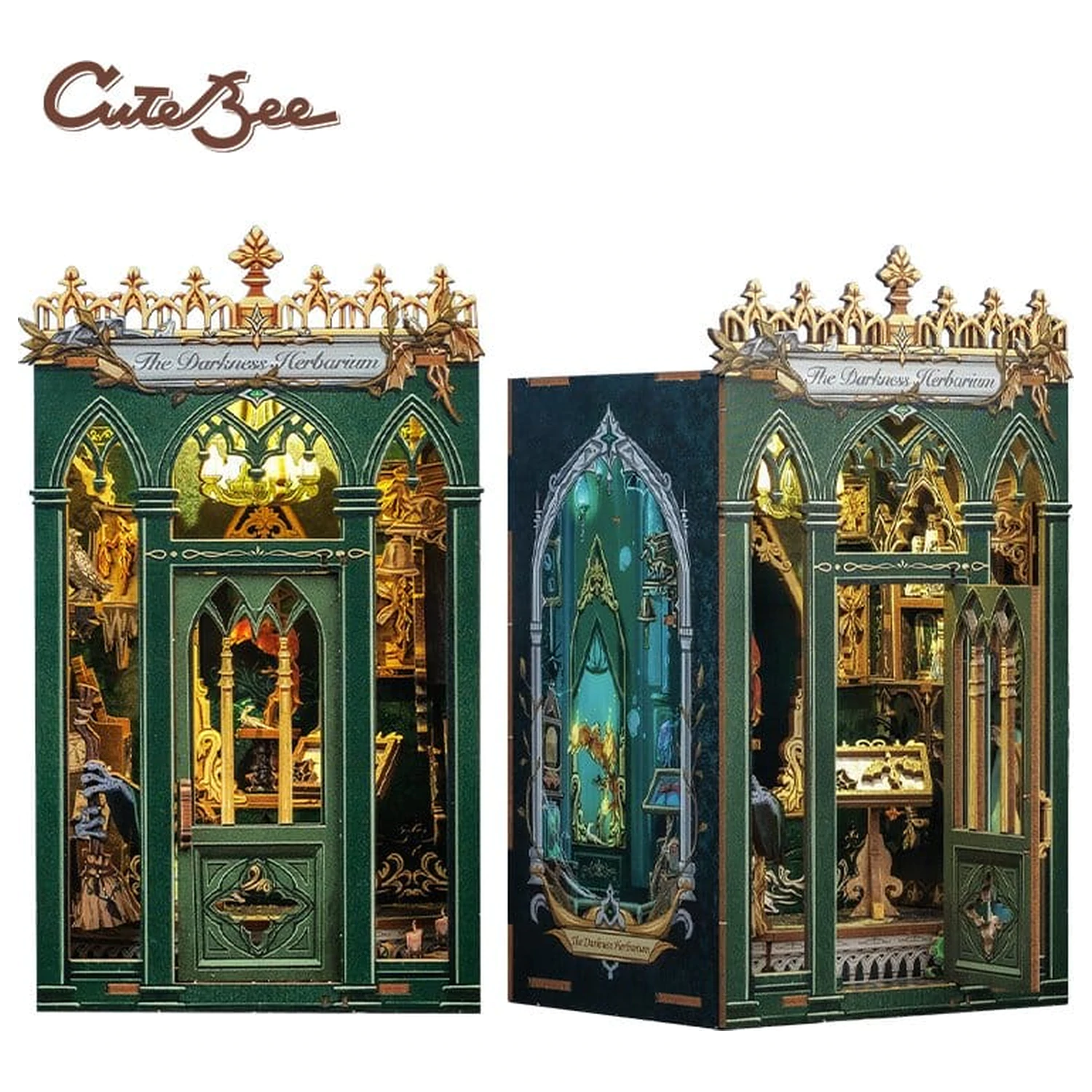 Book Nook The Darkness Herbarium 17 x 12 cm poza produsului