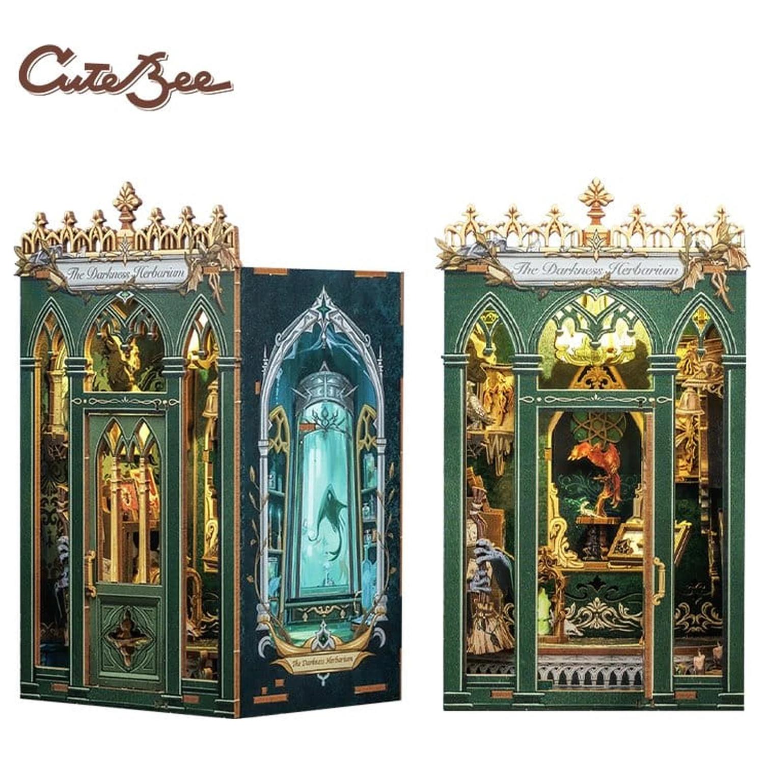 Book Nook The Darkness Herbarium 17 x 12 cm poza produsului