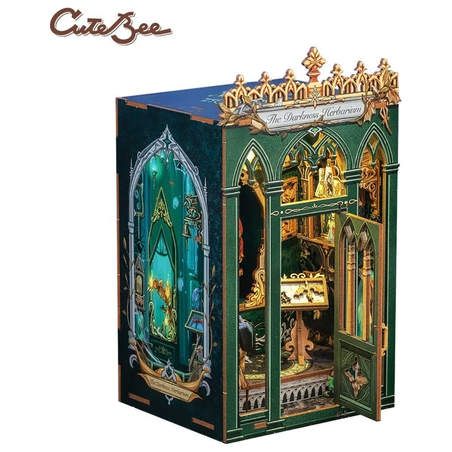 Book Nook The Darkness Herbarium 17 x 12 cm poza produsului