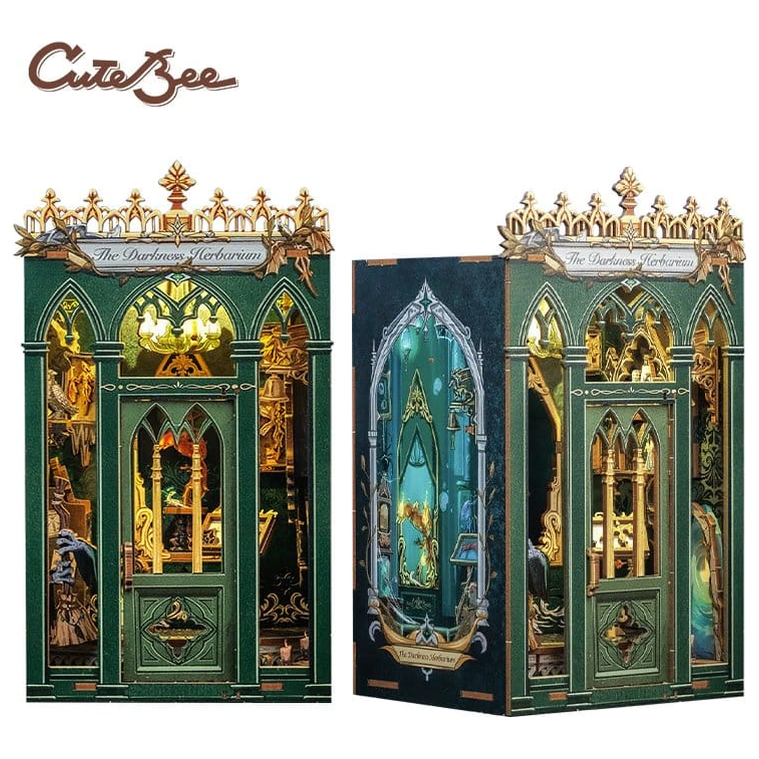 Book Nook The Darkness Herbarium 17 x 12 cm poza produsului