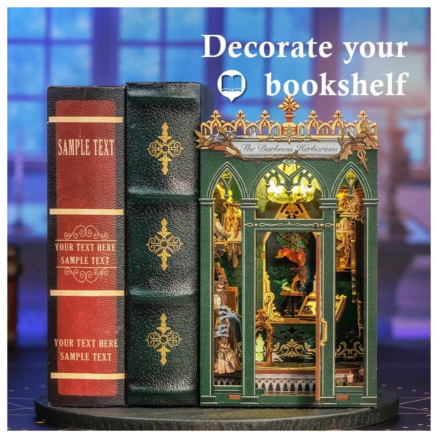 Book Nook The Darkness Herbarium 17 x 12 cm poza produsului