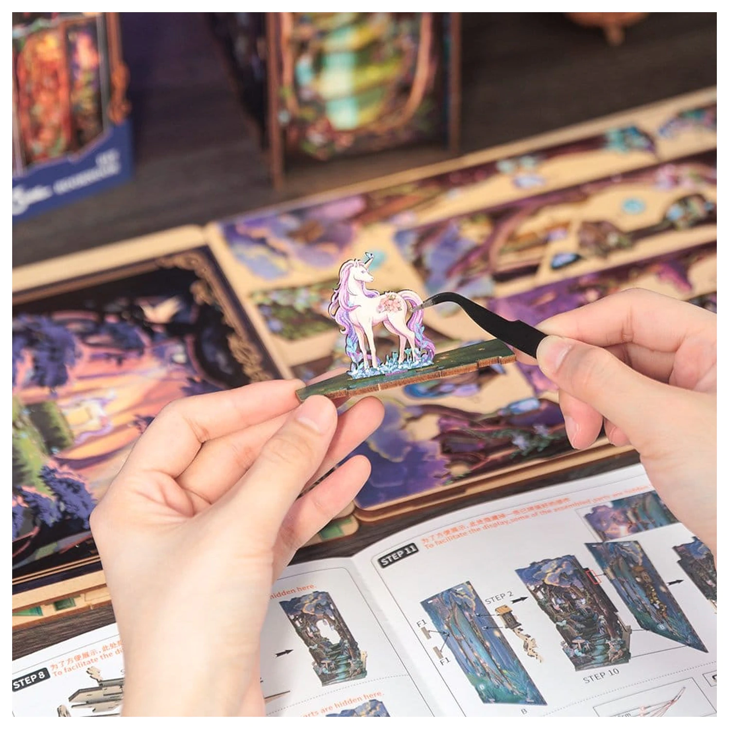 Book Nook The Grace of Forest 22 x 8 cm poza produsului