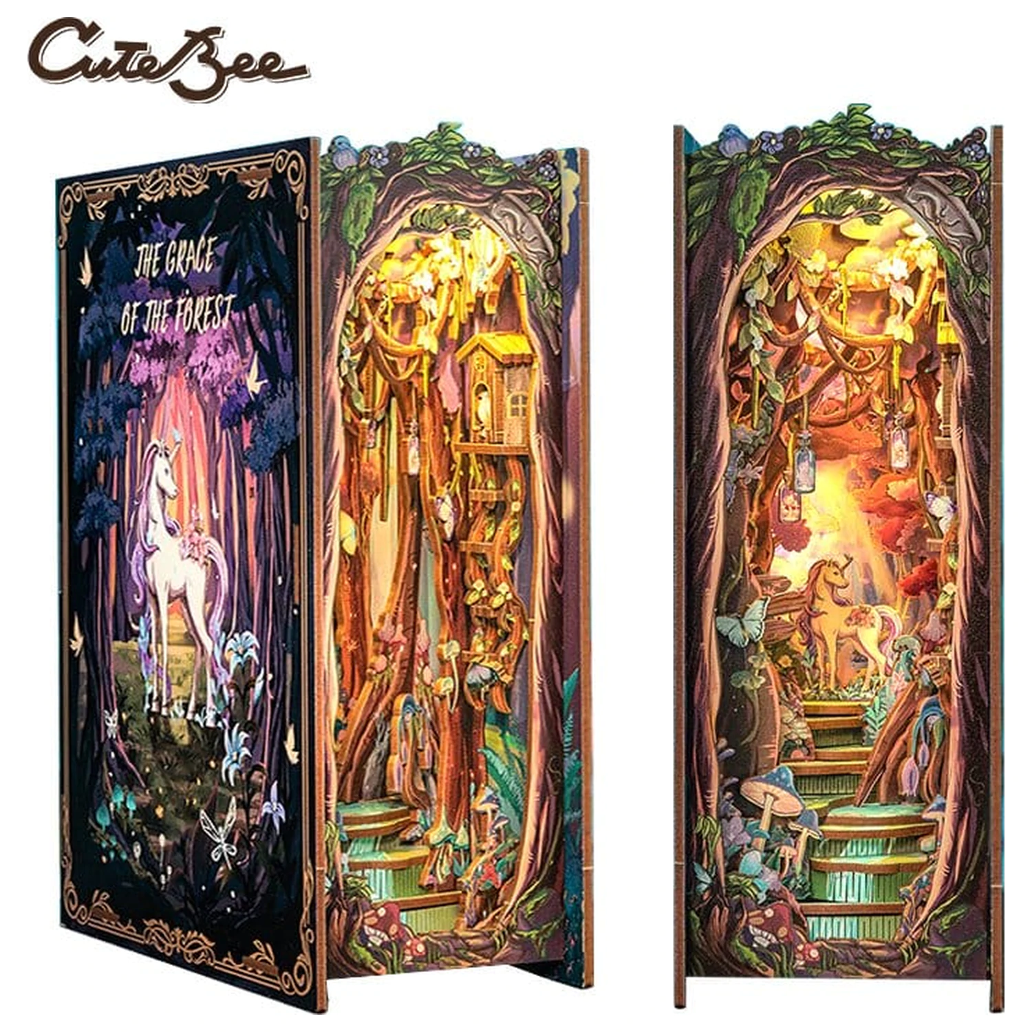 Book Nook The Grace of Forest 22 x 8 cm poza produsului