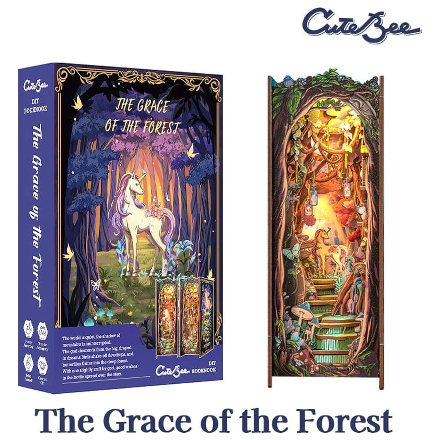 Book Nook The Grace of Forest 22 x 8 cm poza produsului