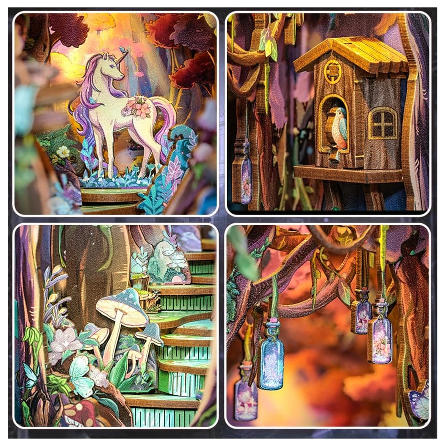 Book Nook The Grace of Forest 22 x 8 cm poza produsului