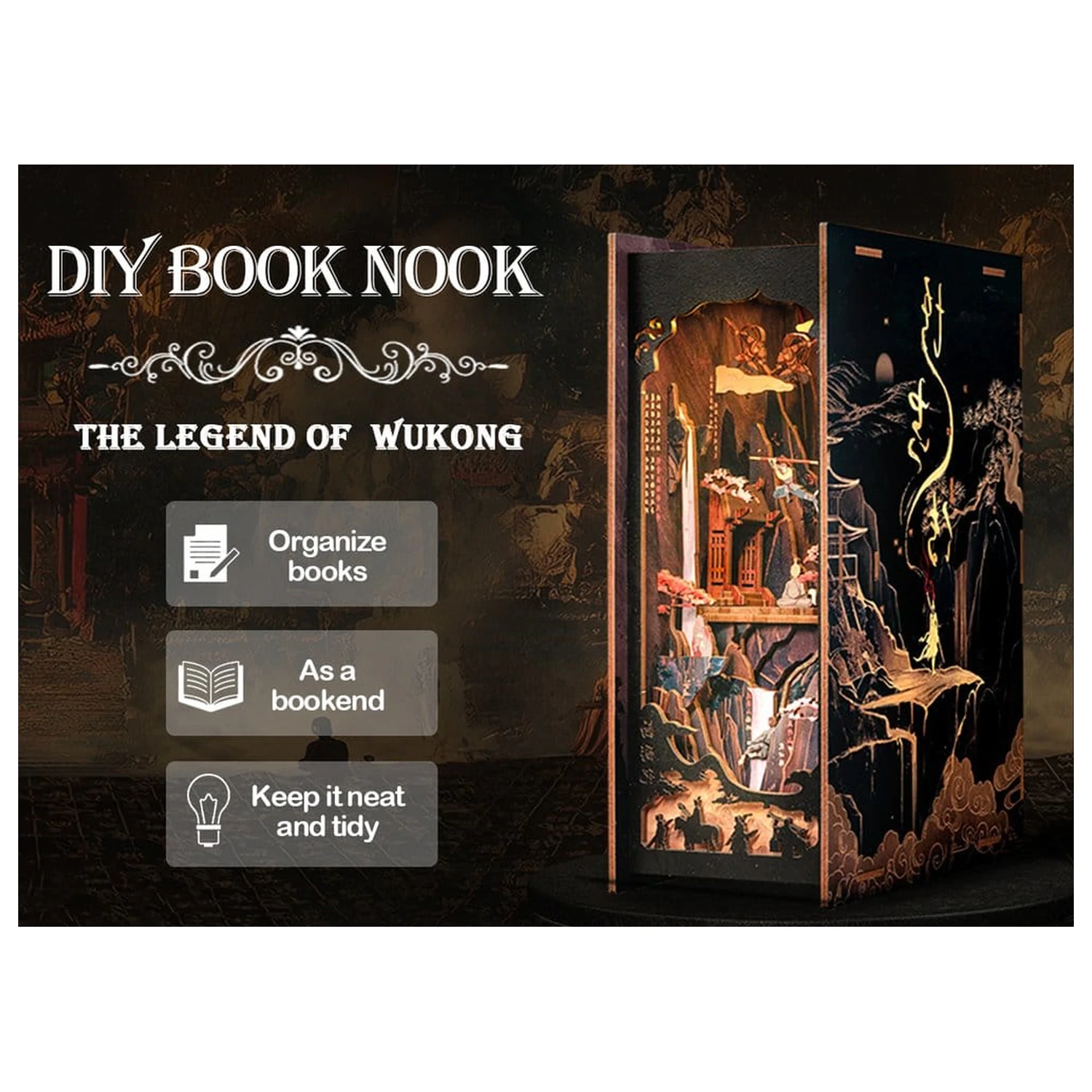 Book Nook The Legend of Wukong 22 x 8 cm poza produsului