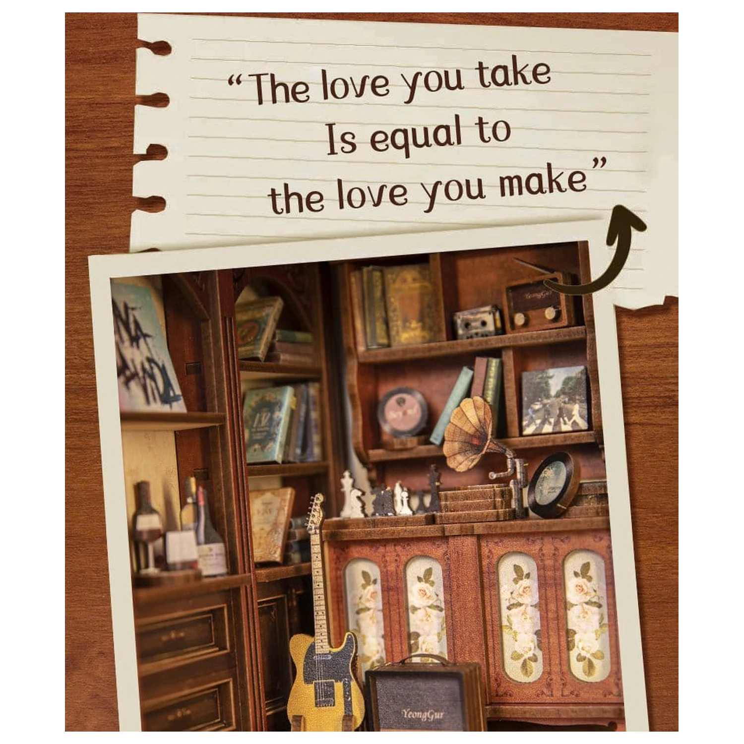 Book Nook The Secret Rhythm 23 x 11 cm poza produsului
