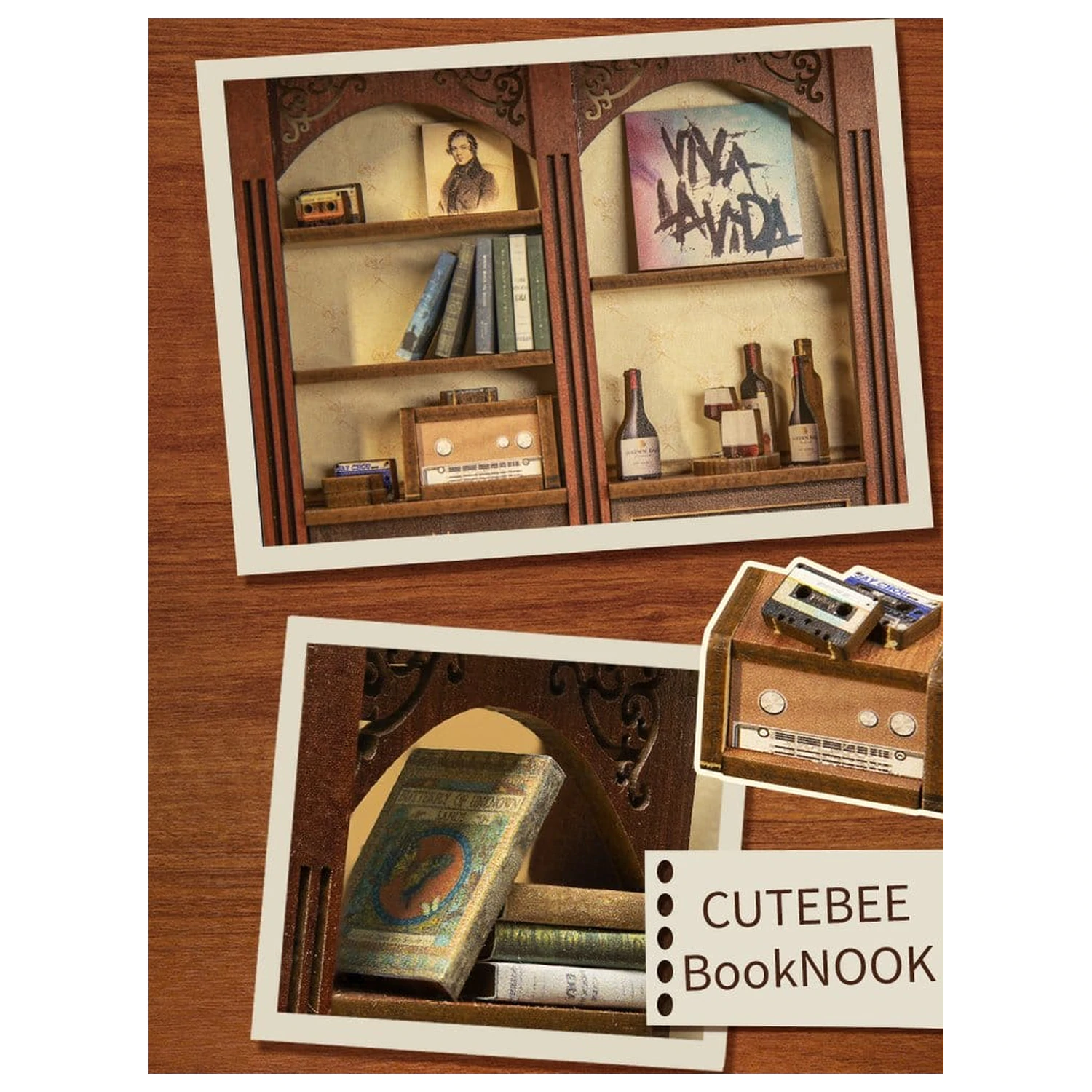 Book Nook The Secret Rhythm 23 x 11 cm poza produsului
