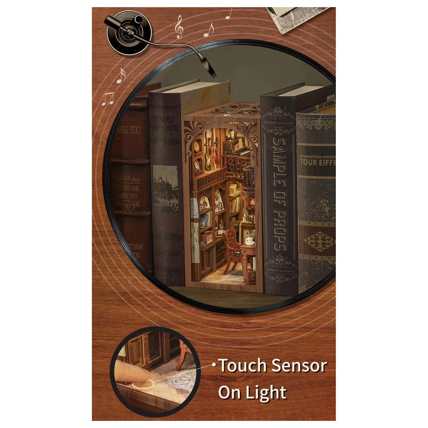 Book Nook The Secret Rhythm 23 x 11 cm poza produsului