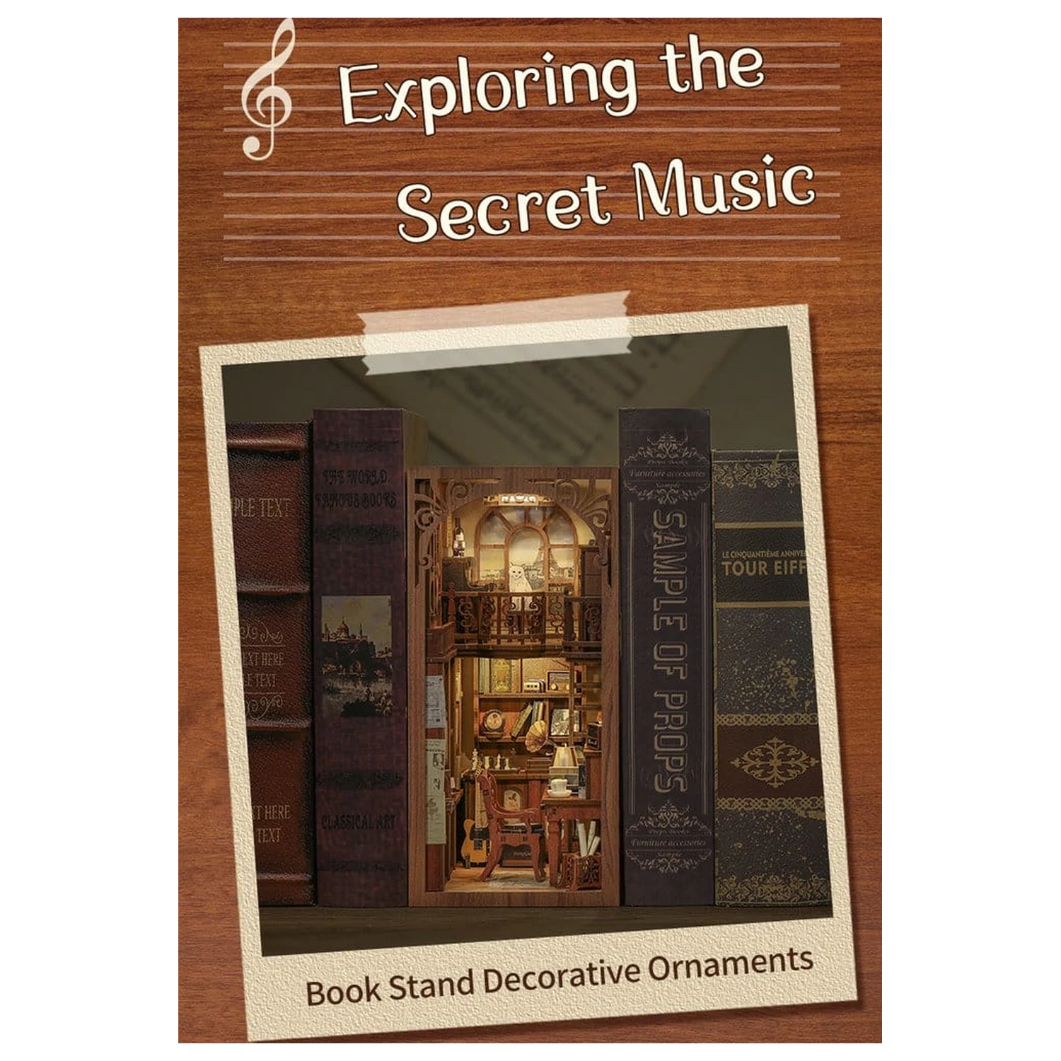 Book Nook The Secret Rhythm 23 x 11 cm poza produsului