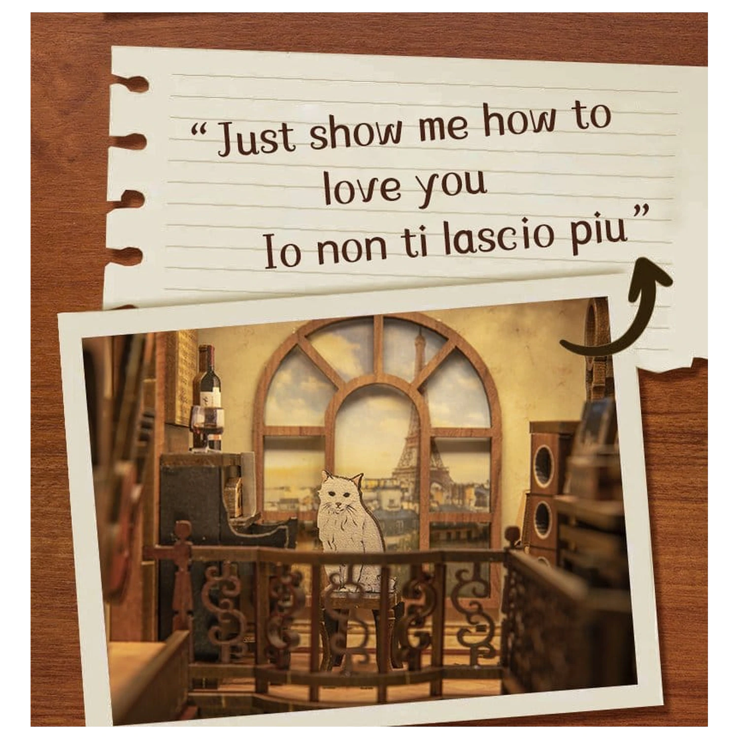 Book Nook The Secret Rhythm 23 x 11 cm poza produsului