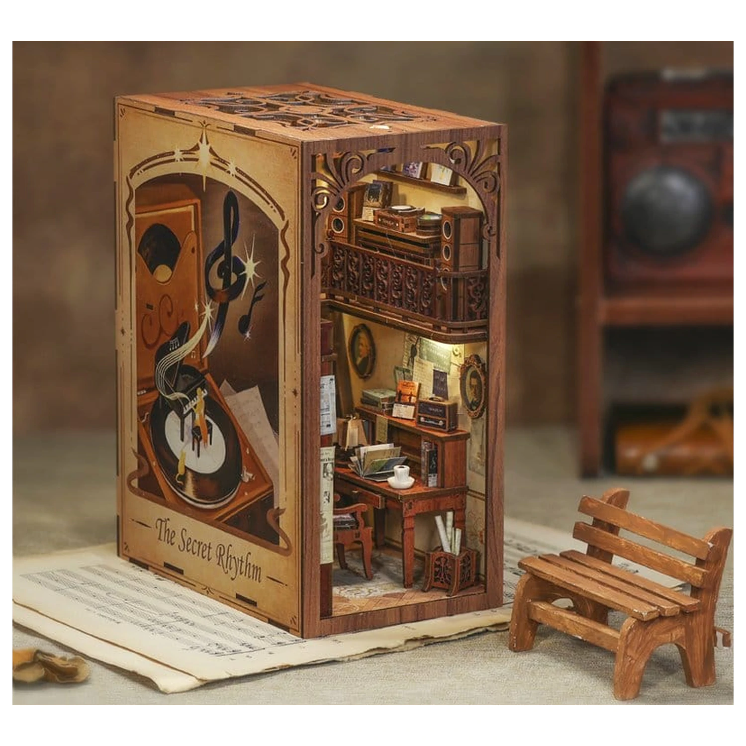 Book Nook The Secret Rhythm 23 x 11 cm poza produsului