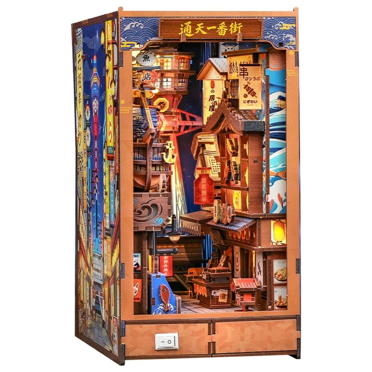 Book Nook Tsutenkaku Ichiban Street 23 x 12 cm poza produsului