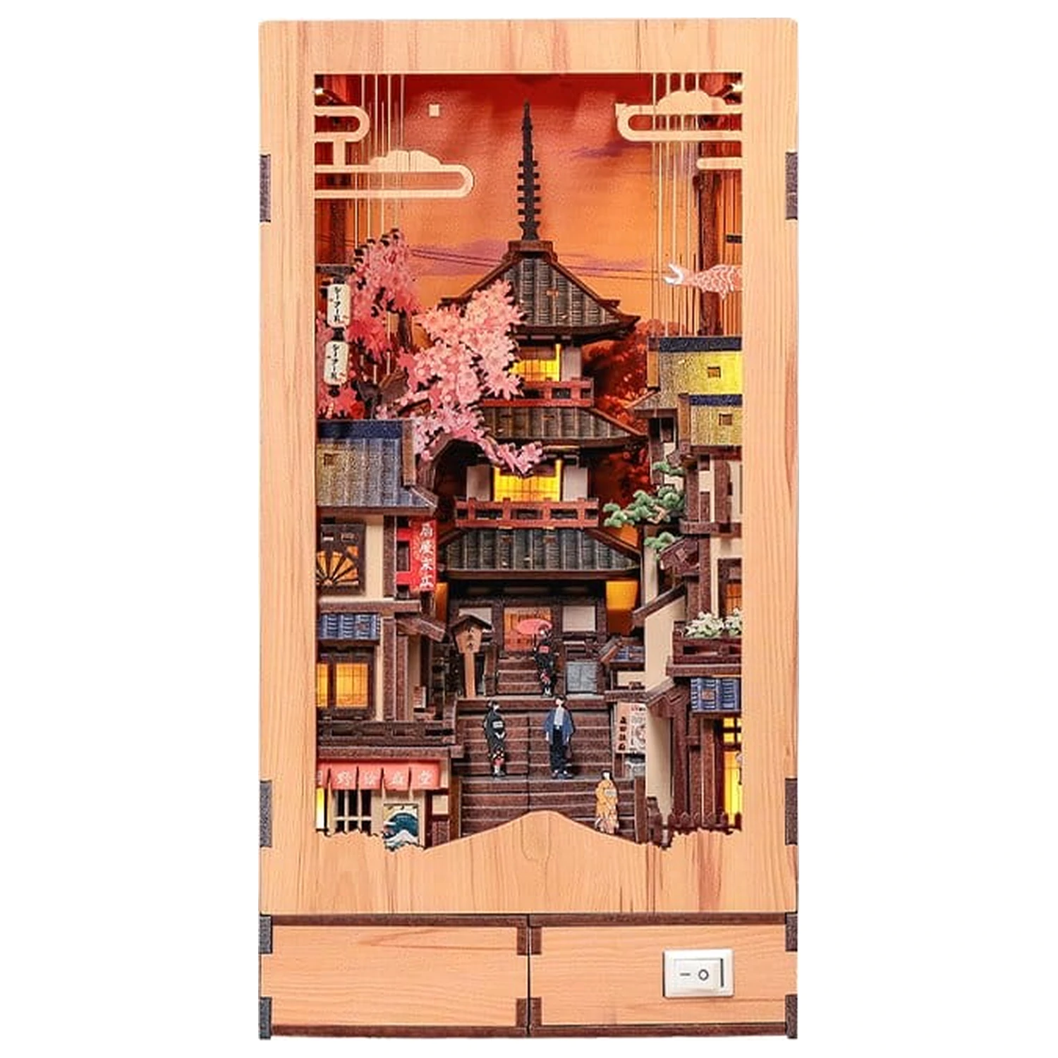 Book Nook Twilight Sakura Path 23 x 12 cm poza produsului