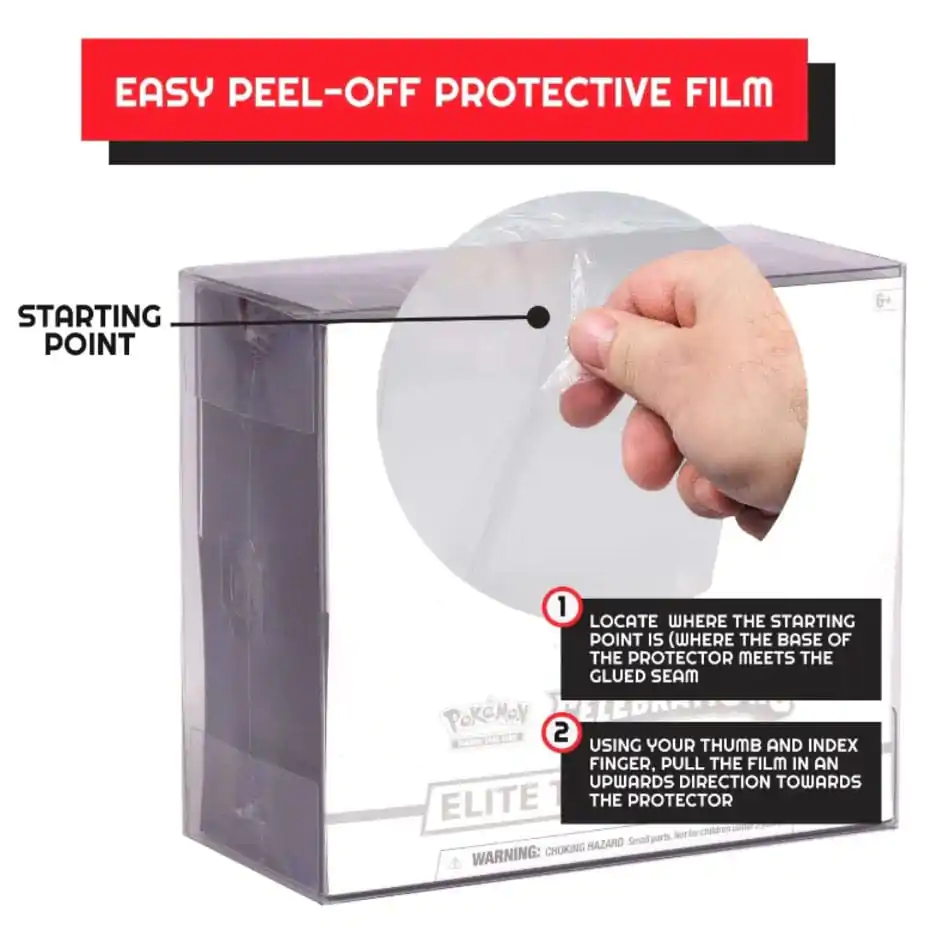 PET Protectors set de 5 pentru Booster Boxes / Elite Trainer Boxes Ver. 2 poza produsului