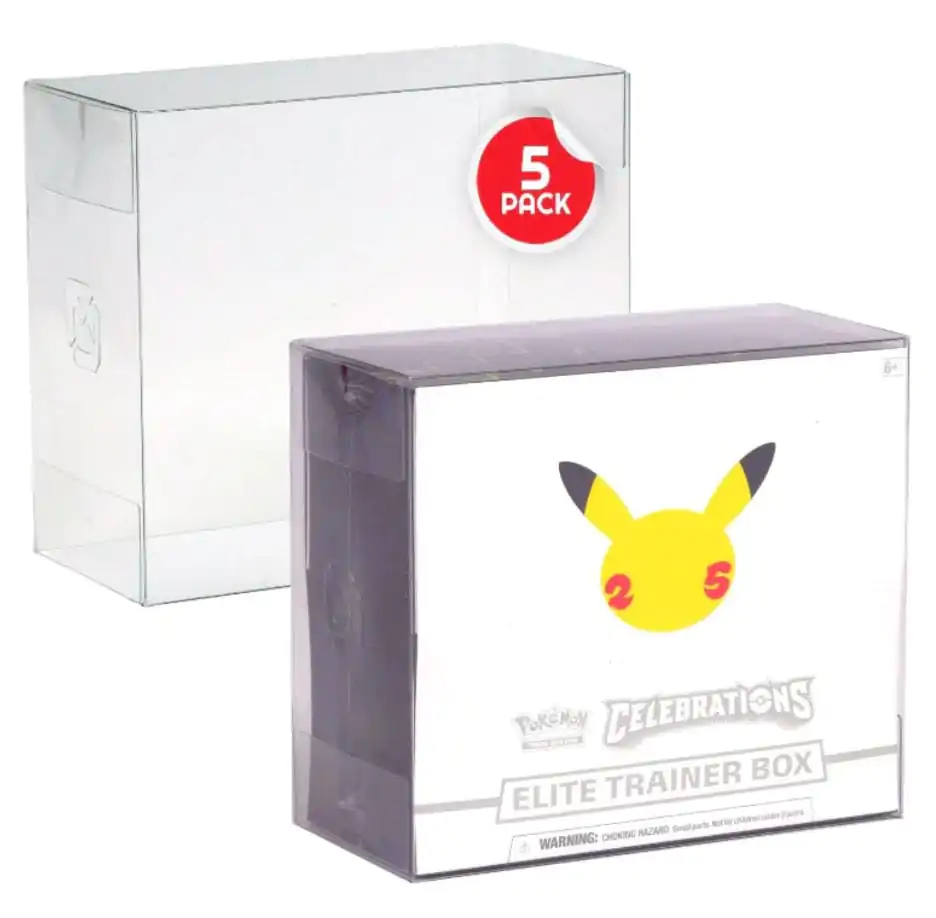 PET Protectors set de 5 pentru Booster Boxes / Elite Trainer Boxes Ver. 2 poza produsului