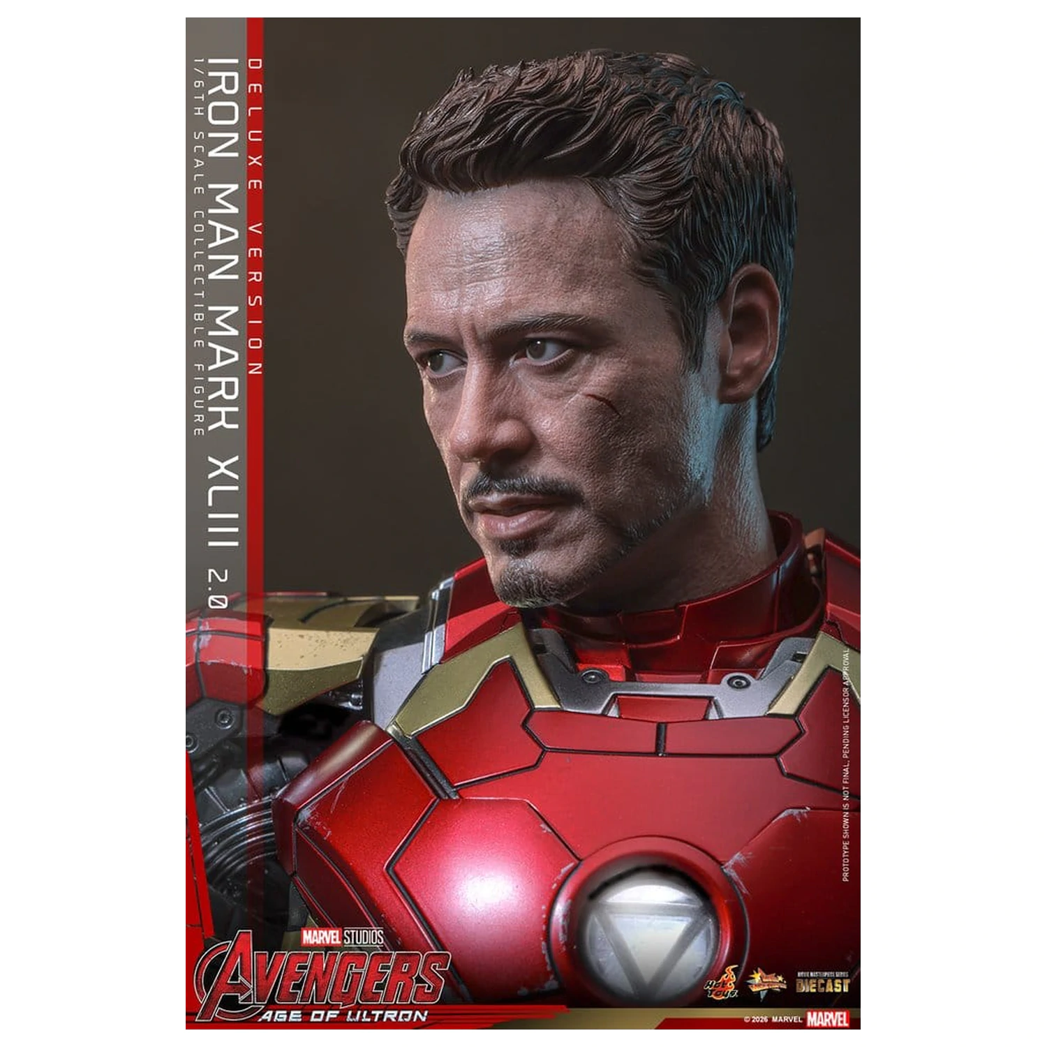 Avengers: Age of Ultron Movie Masterpiece Diecast Figura de acțiune 1/6 Iron Man Mark XLIII (2.0) (Deluxe Version) 32 cm poza produsului