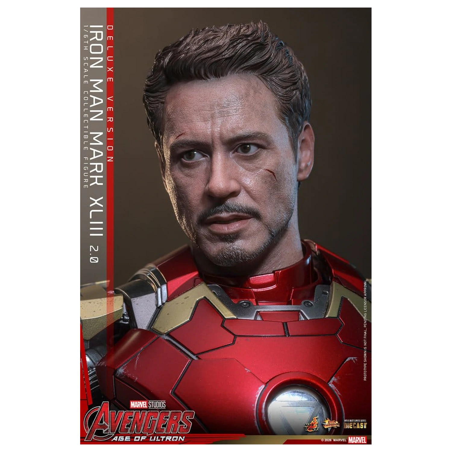 Avengers: Age of Ultron Movie Masterpiece Diecast Figura de acțiune 1/6 Iron Man Mark XLIII (2.0) (Deluxe Version) 32 cm poza produsului