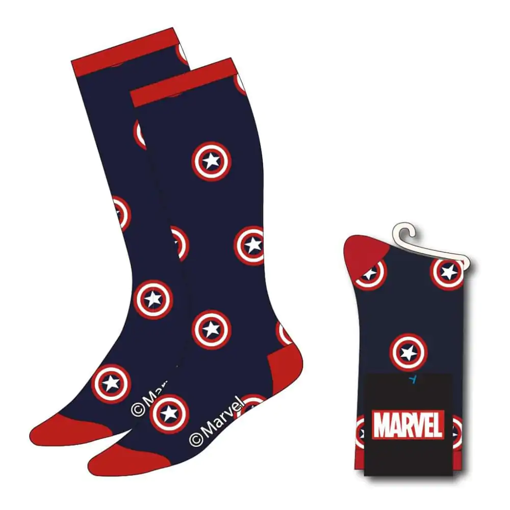 Șosete Avengers Captain America Shield 38-45 poza produsului