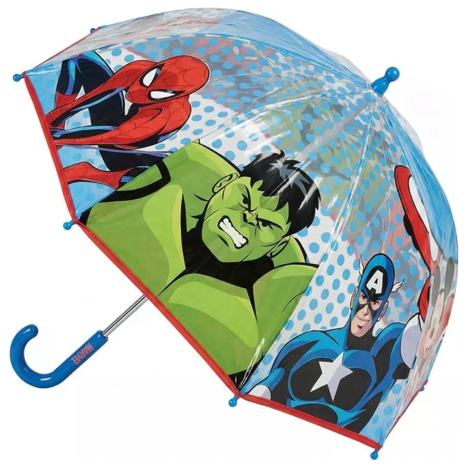 Avengers Dots Kids Transparent Umbrela transparenta pentru copii poza produsului