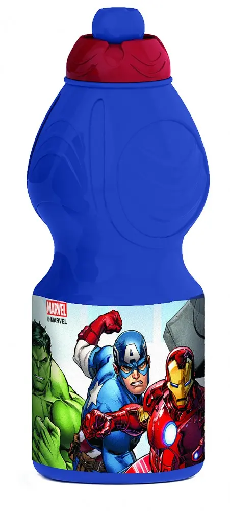 Sticla de apa Avengers, sticla sport 400 ml poza produsului