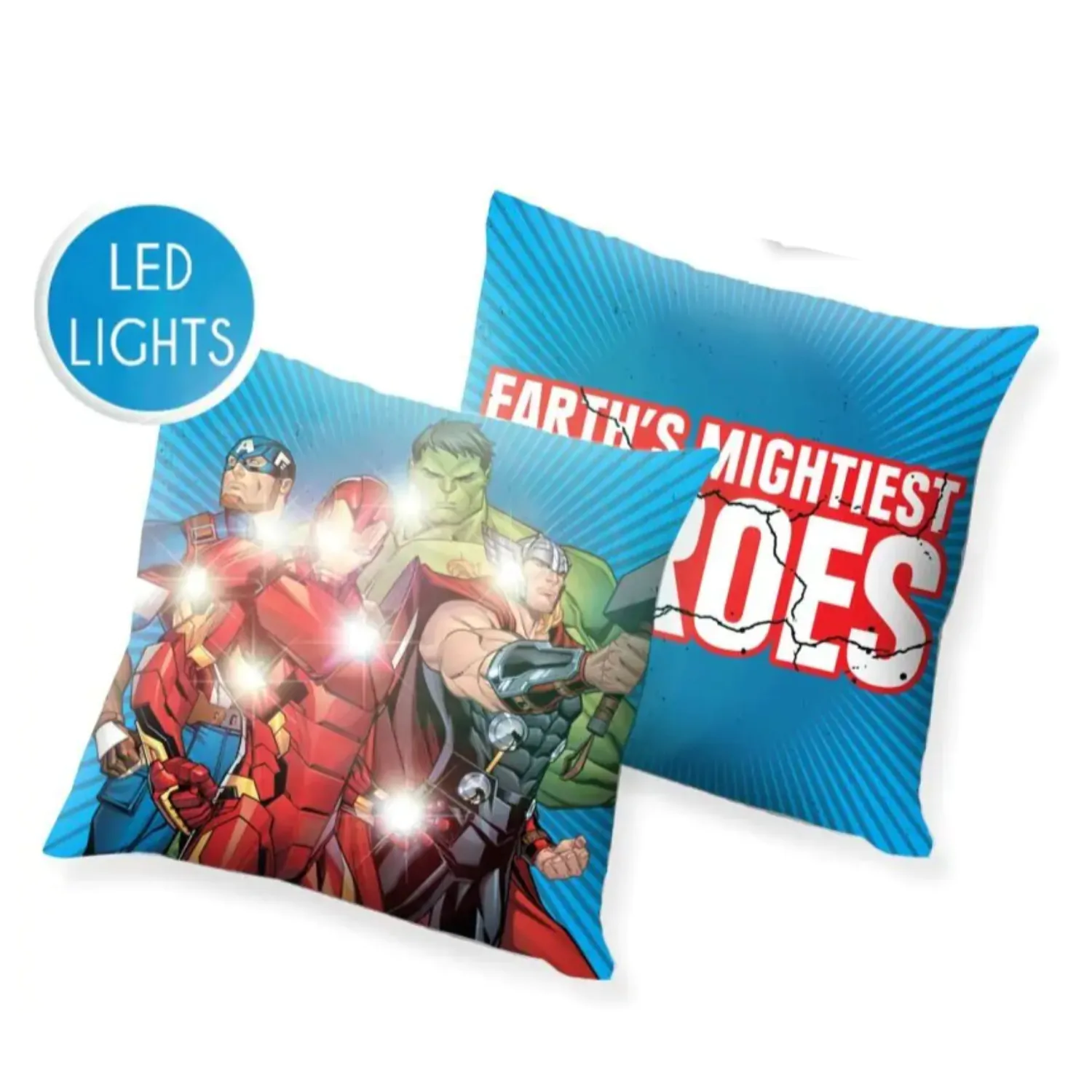 Avengers Perna LED luminoasa, Perna decorativa 40*40 cm poza produsului