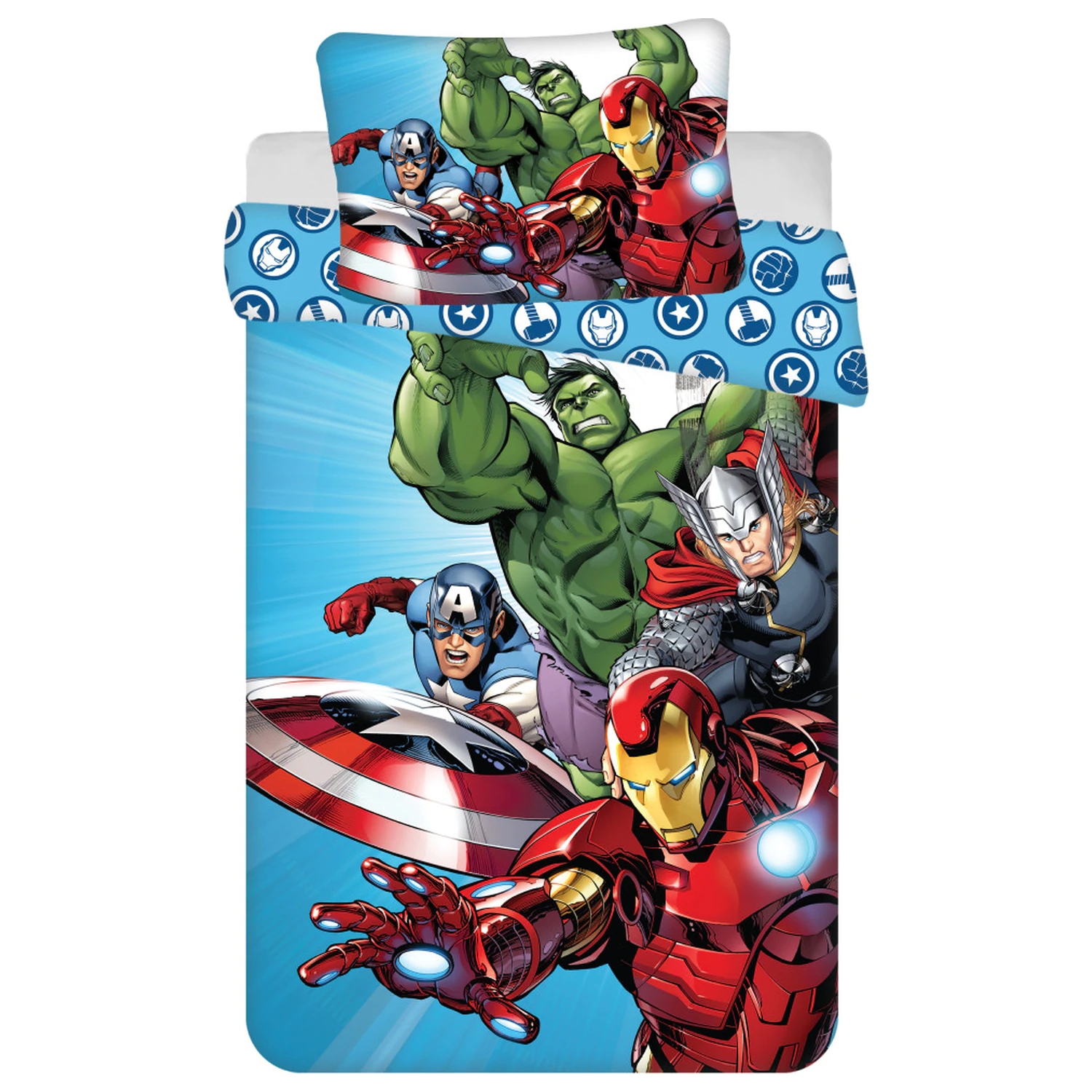 Avengers Light Blue husa pilota pentru copii, prescolari poza produsului