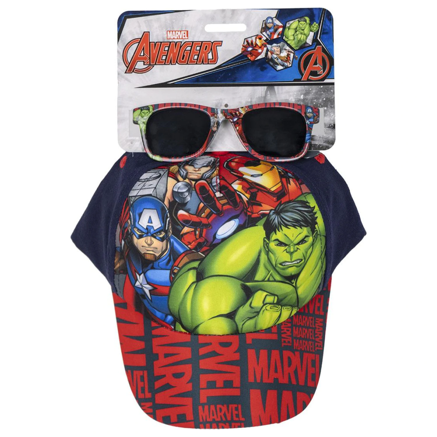 Avengers Marvel Set Ochelari de soare și Șapcă de baseball poza produsului