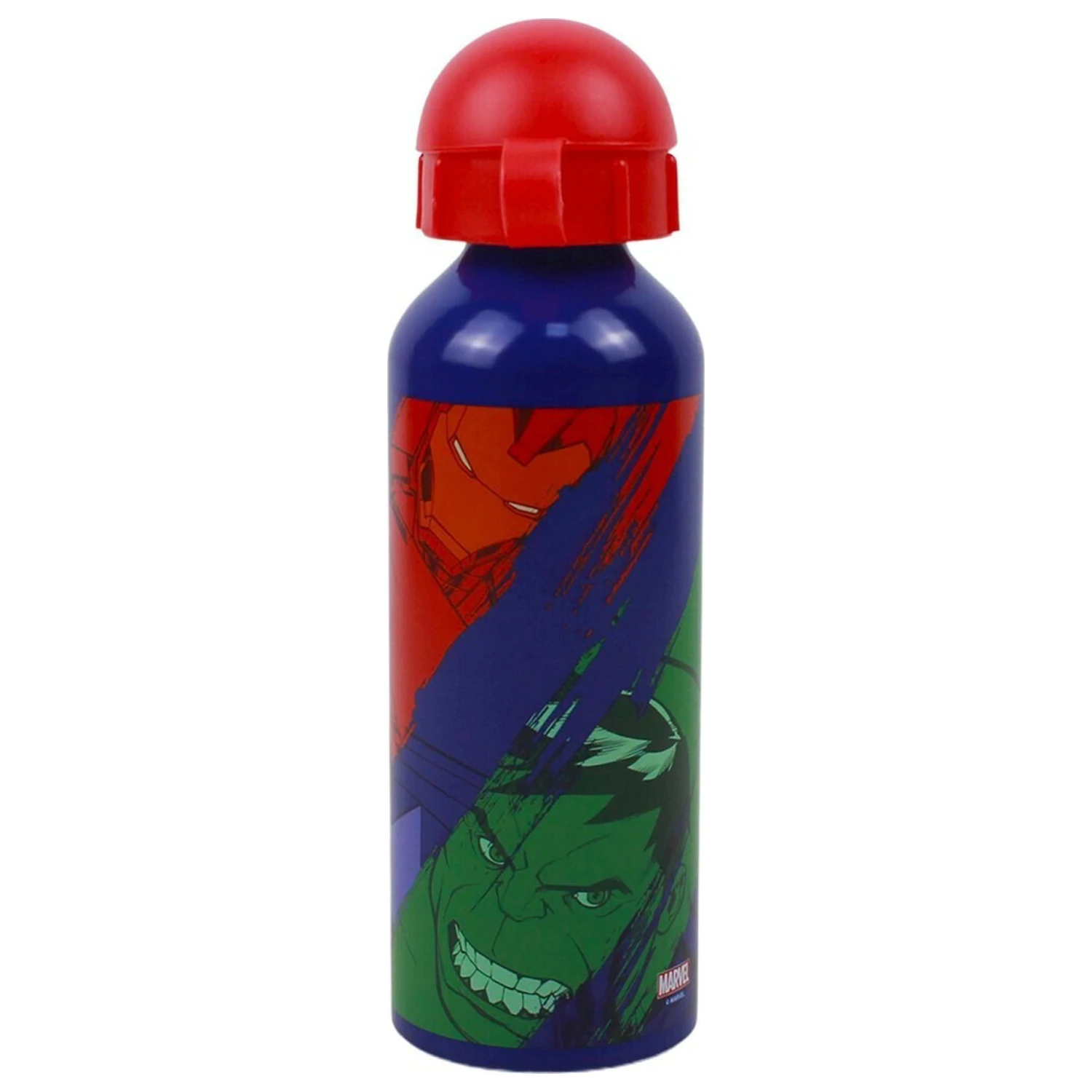 Avengers Multicolour sticla de apa din aluminiu cu capac pentru baut 520 ml poza produsului
